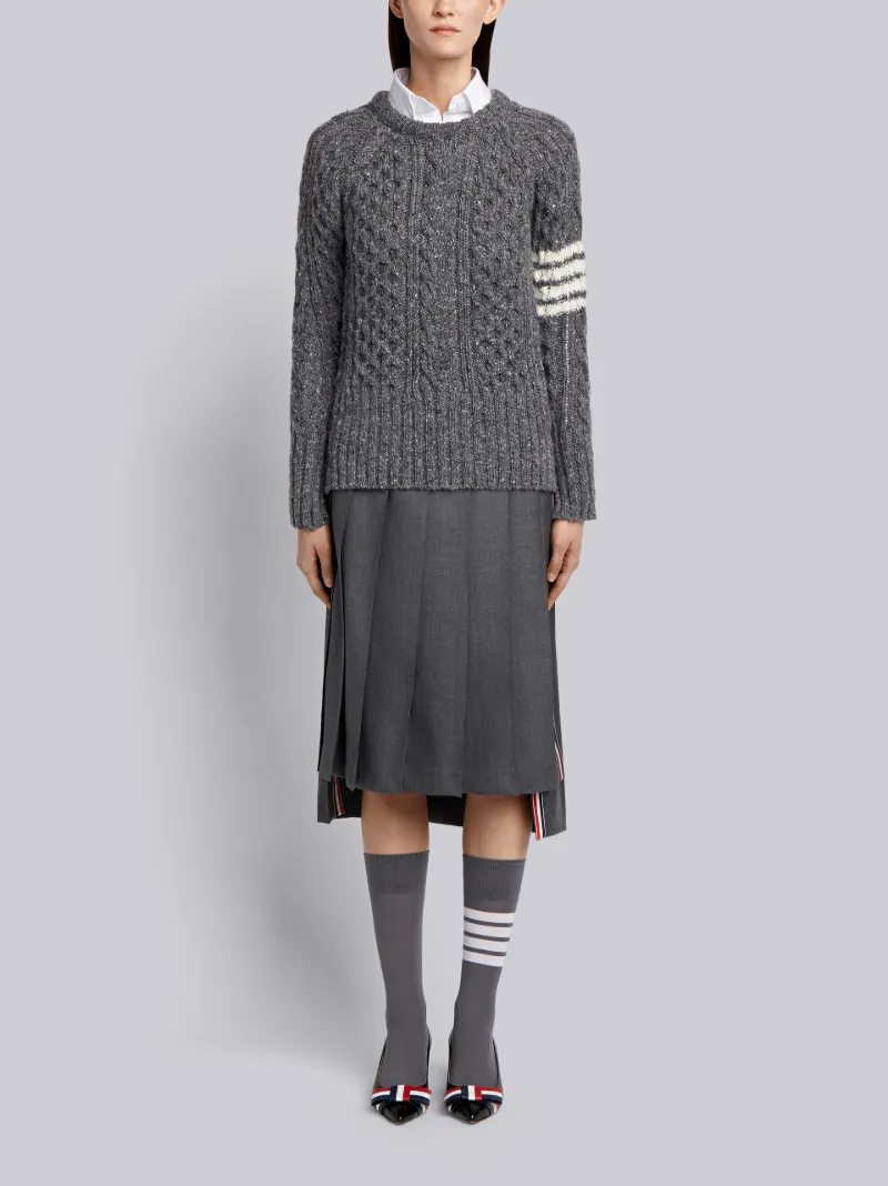 cable knit sweater | Thom Browne Official