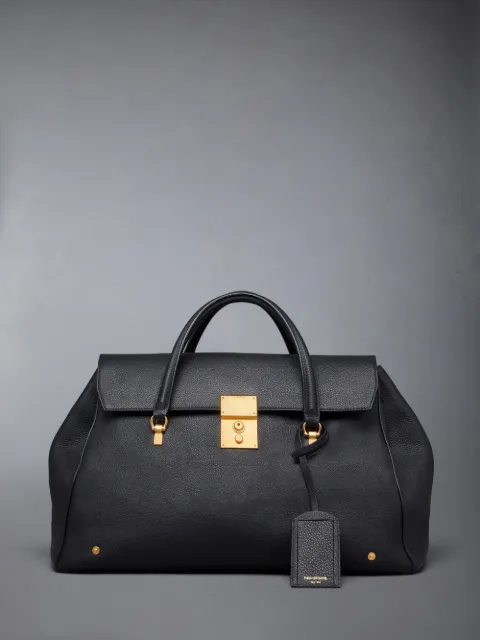 Small Sheep Chain Bag In Shearling & Pebble Grain | Thom Browne
