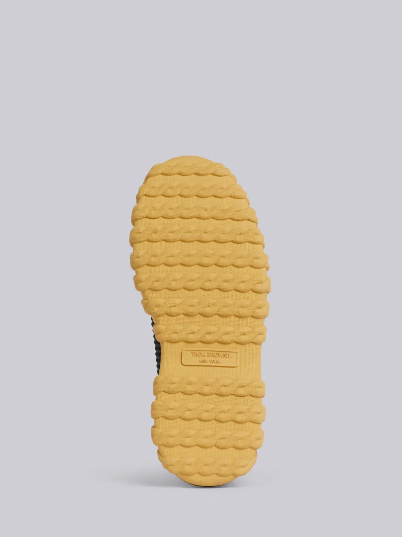 Camel Calf Leather Rubber Sole Longwing Duck Boot
