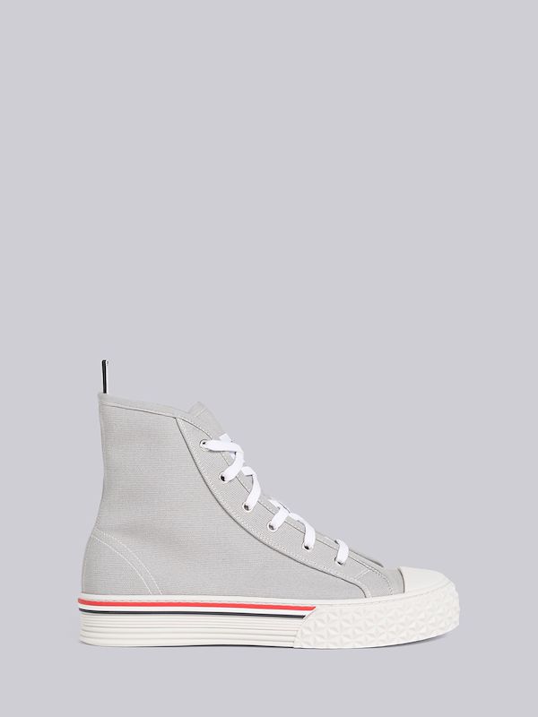 CANVAS TARTAN SOLE COLLEGIATE FOOTBALL HIGH TOP