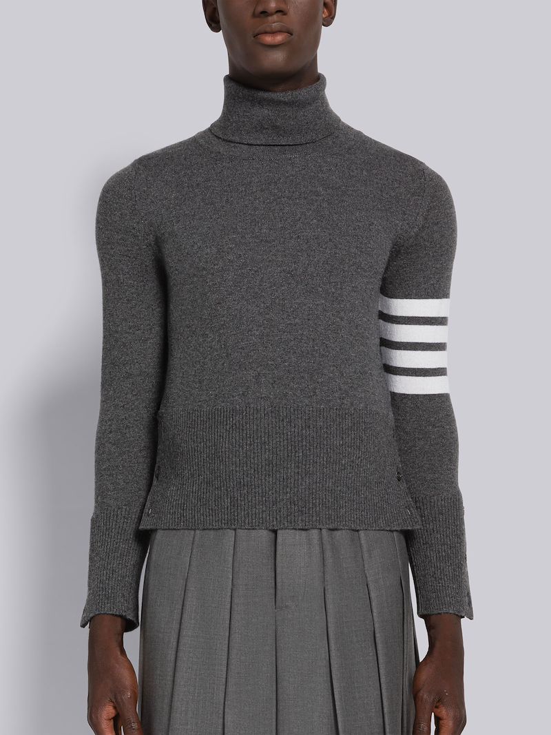 CASHMERE 4-BAR CLASSIC TURTLENECK