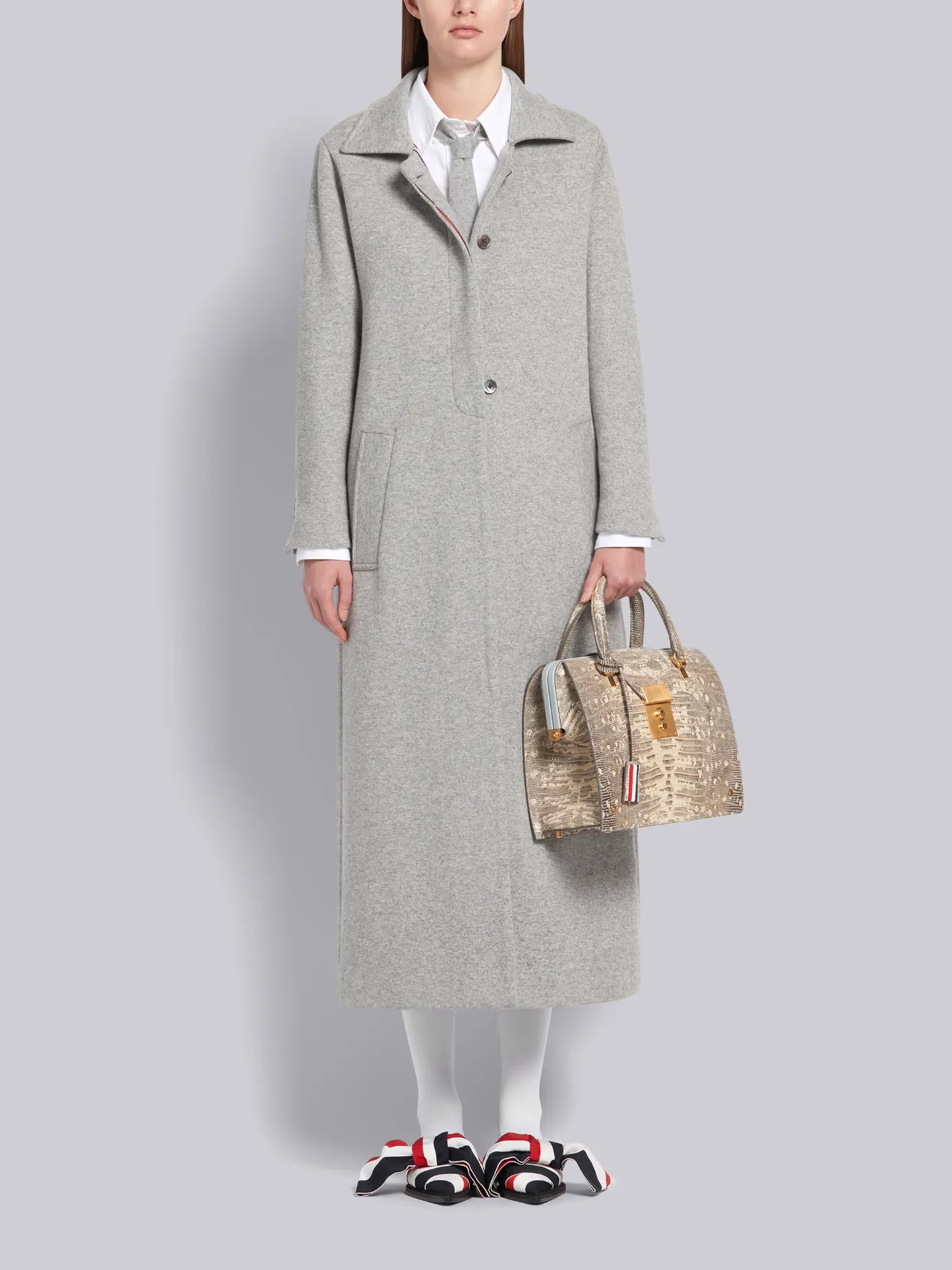 ankle length overcoat