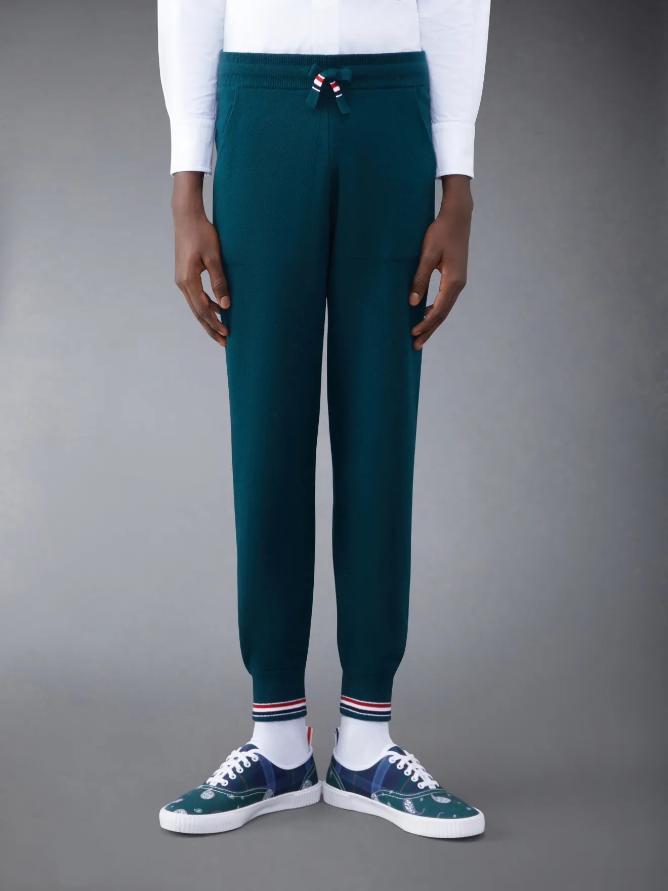 Cashmere Stripe Sweatpants Thom Browne