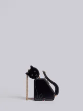 Cat Bag With Chain Shoulder Strap In Calf Leather