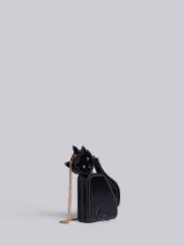 Cat Bag With Chain Shoulder Strap In Calf Leather