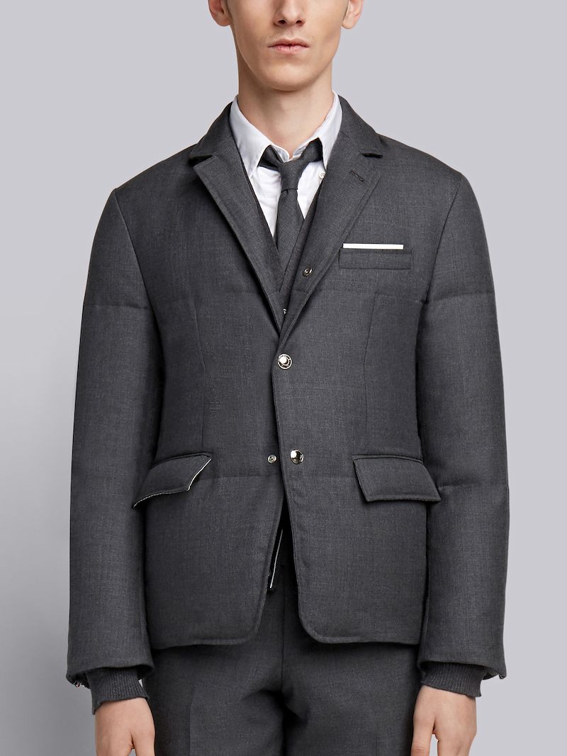 Centerback Stripe Down Sport Coat Thom Browne Official