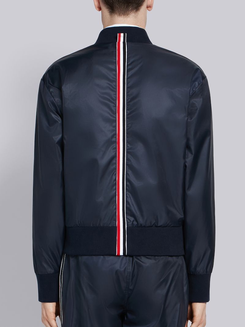 Center-back Stripe Ripstop Bomber