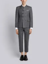 Chalk Stripe Pintuck Sport Coat