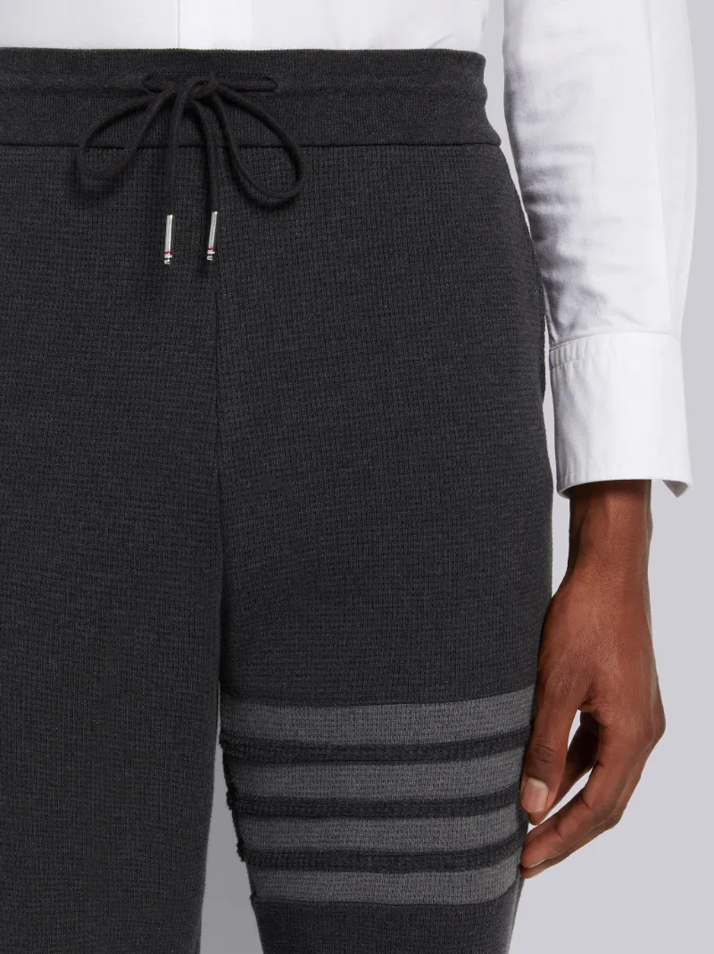 Charcoal Compact Waffle 4-Bar Sweatpants