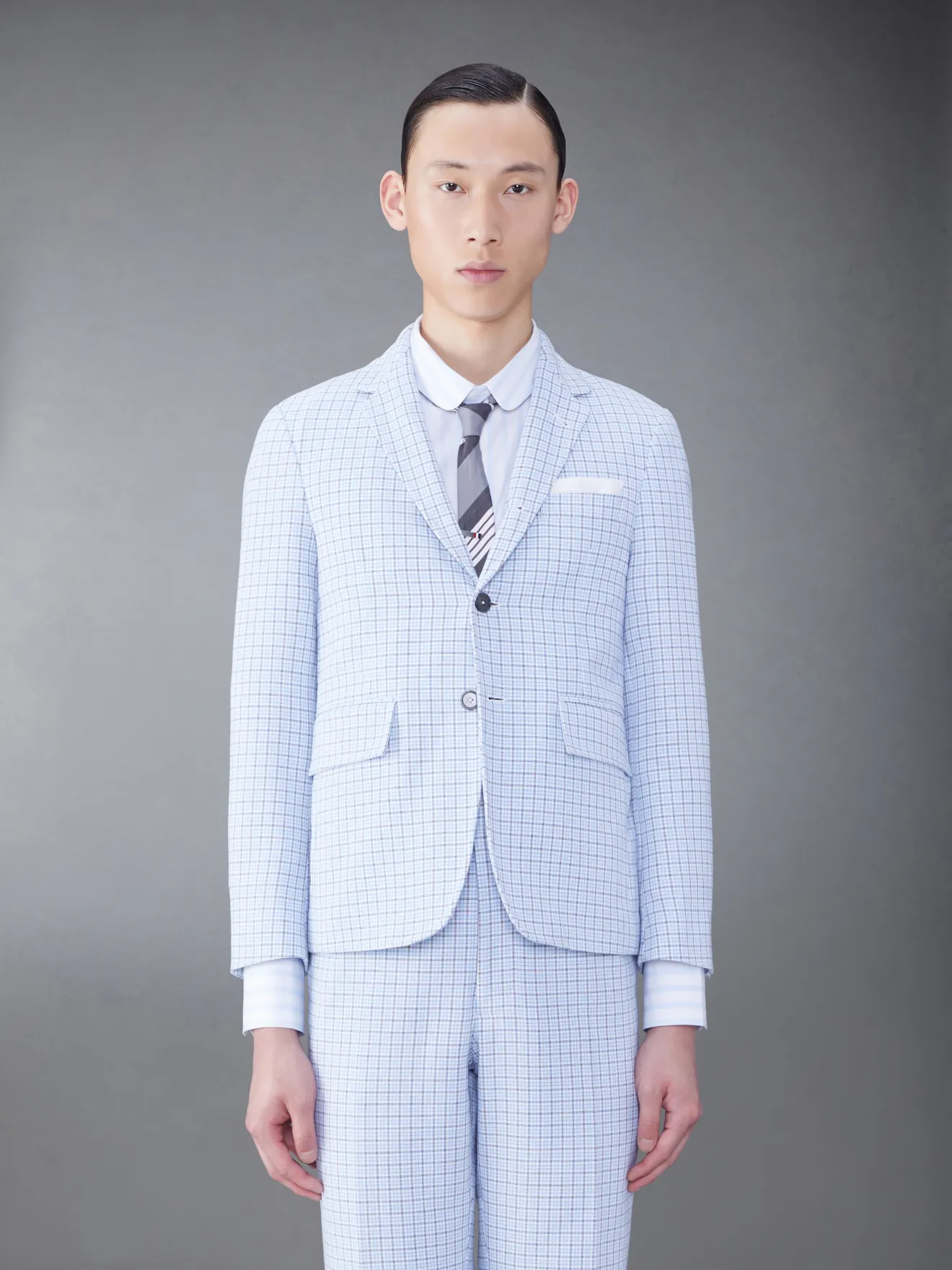 Check Crepe Classic Sport Coat | Thom Browne