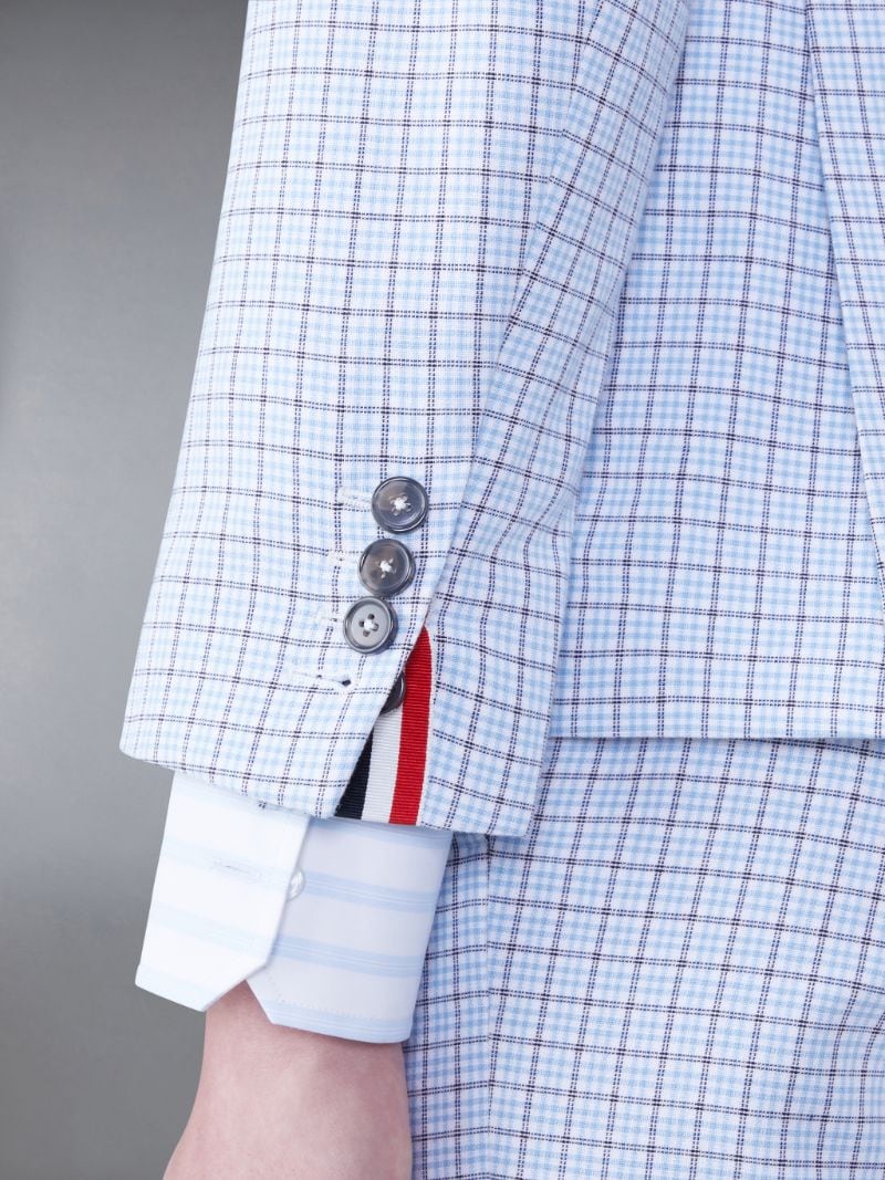 Check Crepe Classic Sport Coat | Thom Browne