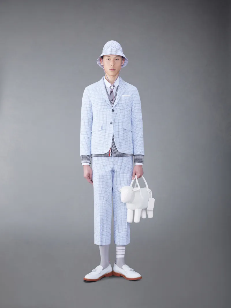 Check Crepe Classic Sport Coat | Thom Browne