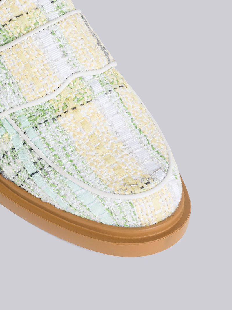 Chenille Yarn Tweed Penny Loafer