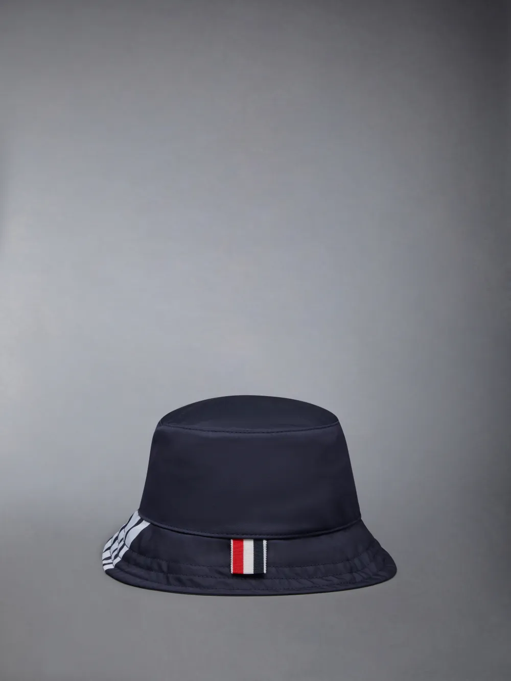 Children's Nylon Swim Tech 4-Bar Bucket Hat | Thom Browne