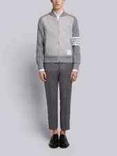 Chunky Saddle Sleeve Cashmere Wool Bomber