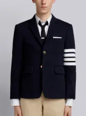 Classic 4-Bar Sport Coat With 4-Bar In Loopback Jersey