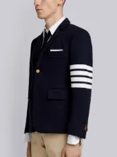 Classic 4-Bar Sport Coat With 4-Bar In Loopback Jersey