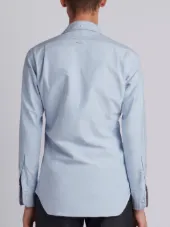 Classic L/s Bd Pc Shirt With Cf Grosgrain Placket In Oxford