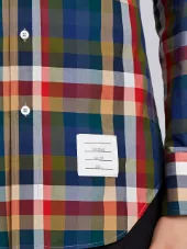 Classic Long-Sleeve Poplin Shirt In Gingham And Buffalo Check