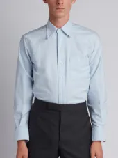 Classic Long Sleeve Shirt In Blue Oxford