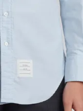 Classic Long Sleeve Shirt In Blue Oxford