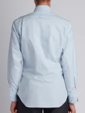 Classic Long Sleeve Shirt In Blue Oxford
