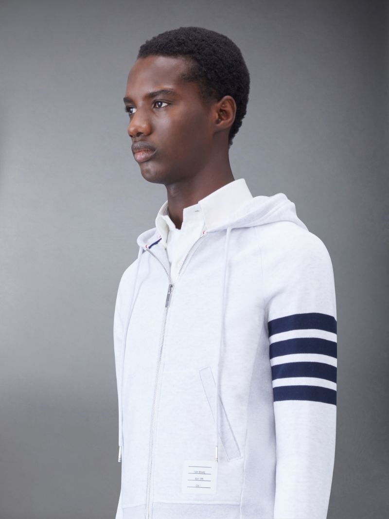 Thom browne zip hoodie sale