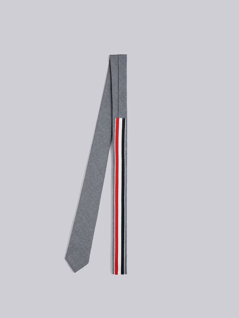 Classic Necktie In School Uniform Plain Weave