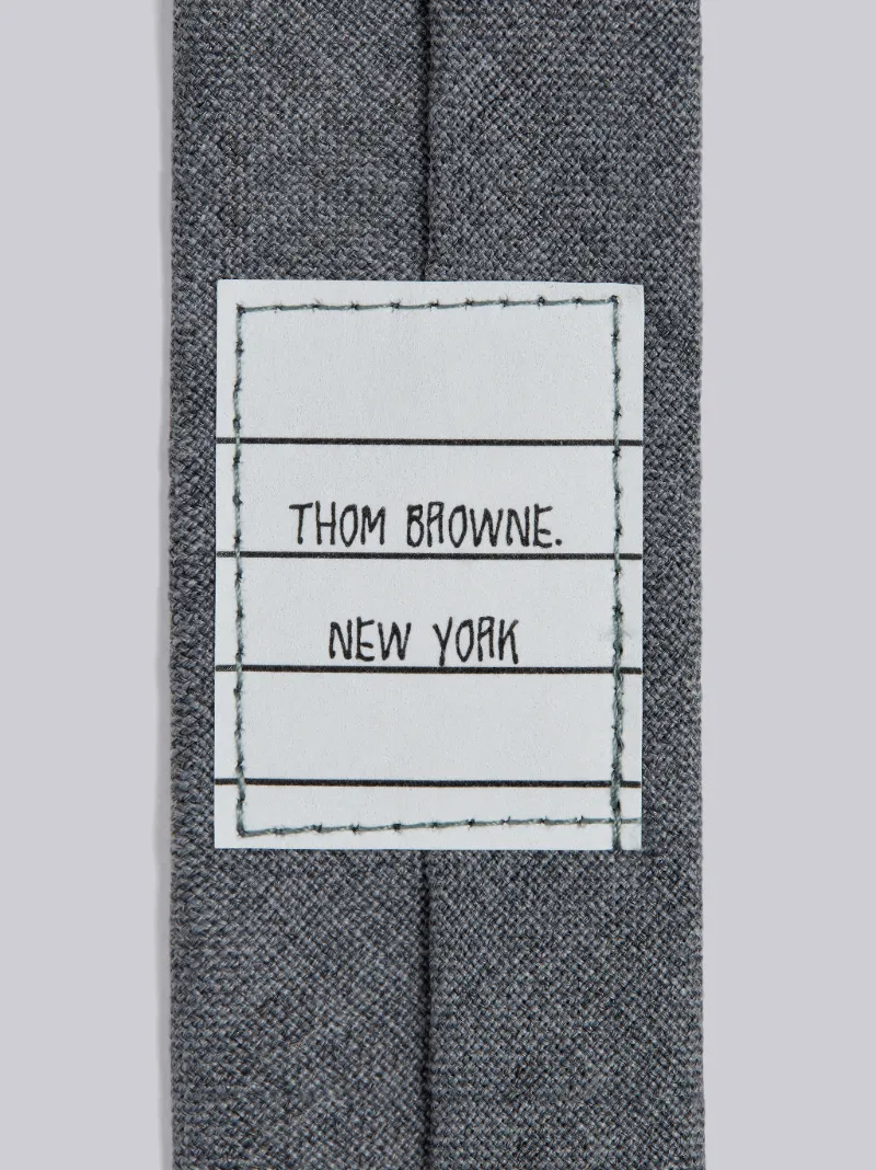 Classic Necktie In School Uniform Plain Weave