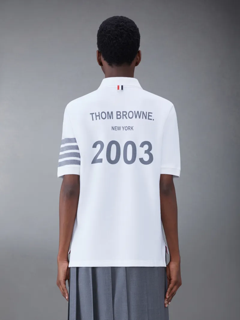 Classic Pique 2003 4-Bar Polo | Thom Browne