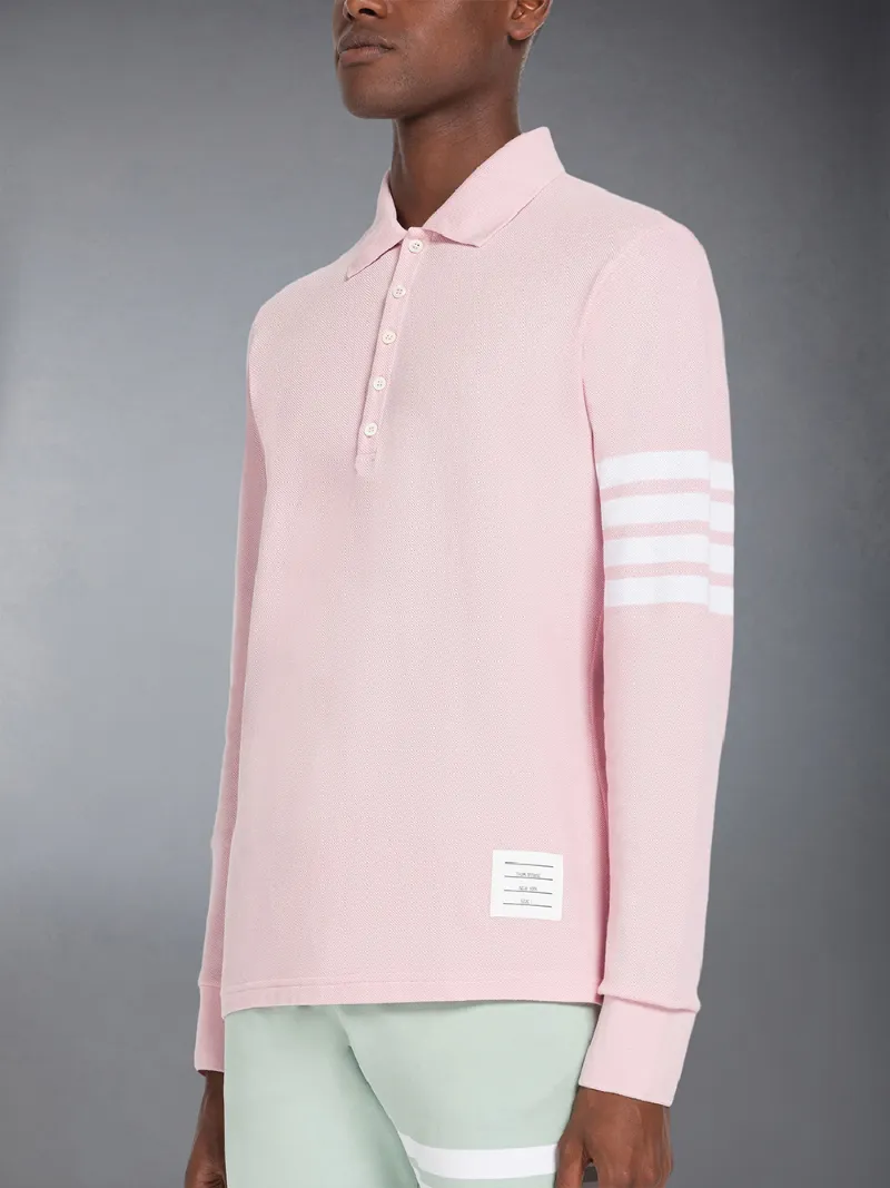 Classic Pique 4-Bar Polo | Thom Browne