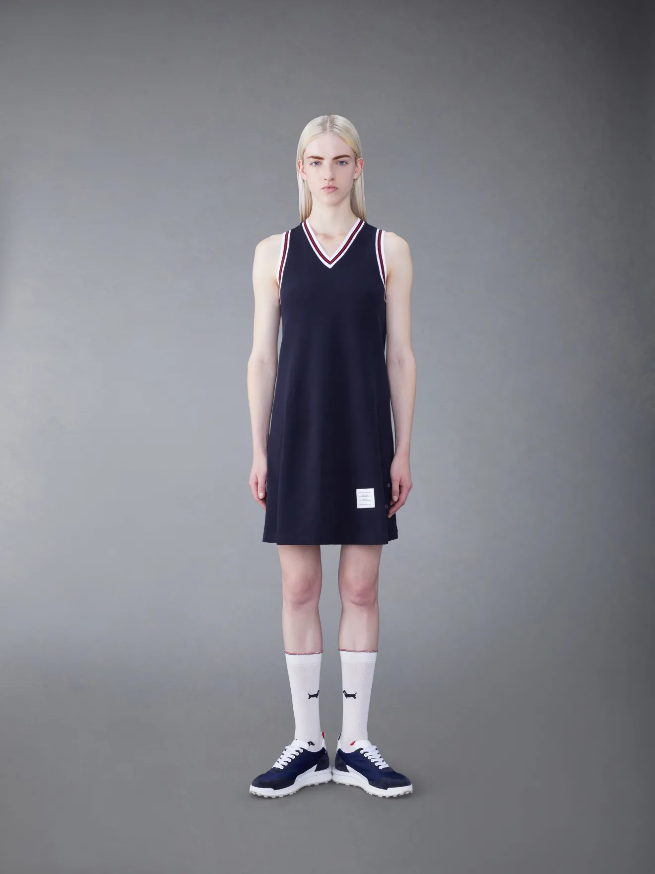 RWB ノースリーブ テニスドレス thom browne RWB ノースリーブ テニスドレス thom browne