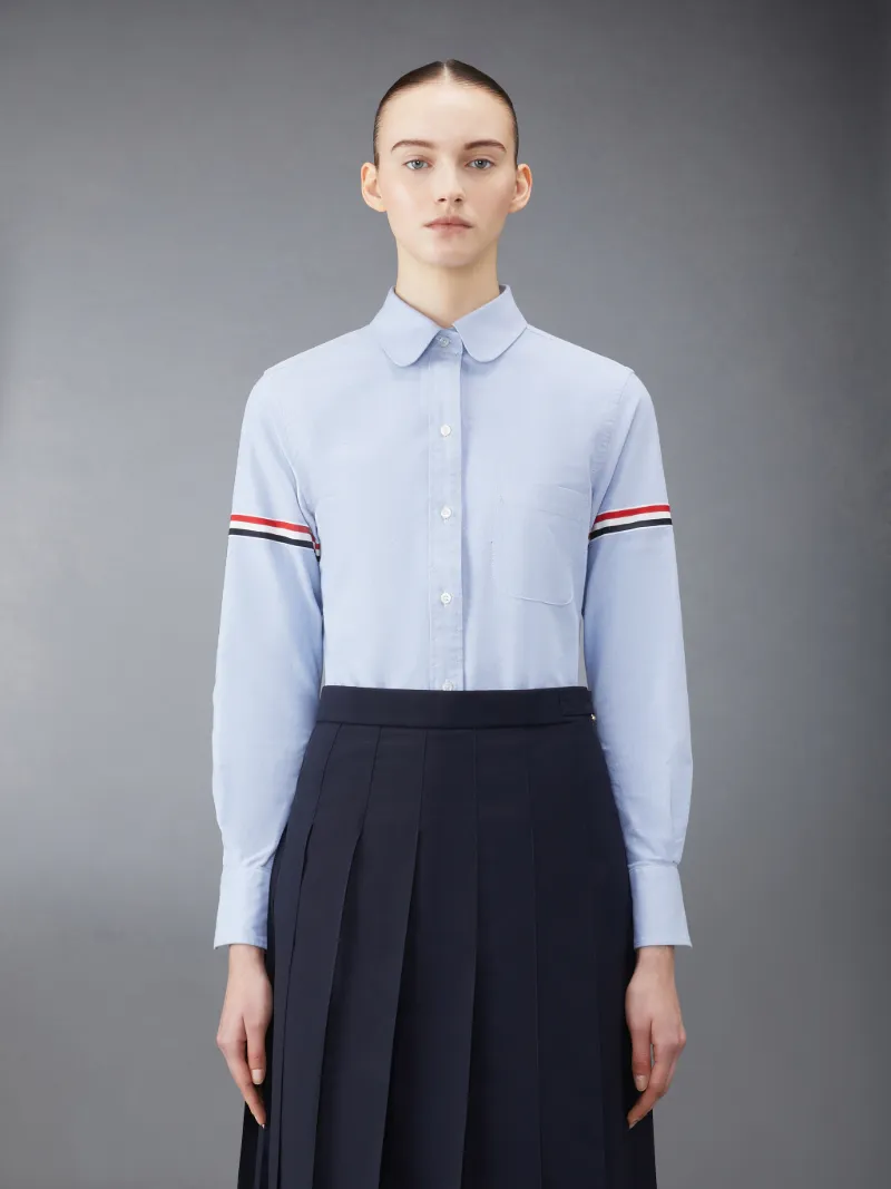 THOM BROWNE CLASSIC ROUND COLLAR SHIRT - シャツ