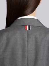 Classic Single Breasted Sport Coat In Super 120’S Twill