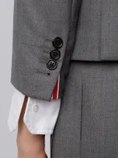 Classic Single Breasted Sport Coat In Super 120’S Twill