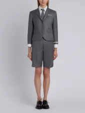 Classic Single Breasted Sport Coat With Wristwatch Applique In Super 120’s Twill
