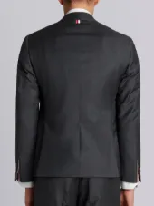 Classic Suit In Dark Grey Wool Twill