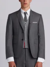 Classic Suit With Tie In Super 120’s Twill
