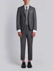 Classic Suit With Tie In Super 120’s Twill