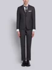Classic Suit With Tie In Super 120'S Twill