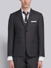 Classic Suit With Tie In Super 120'S Twill