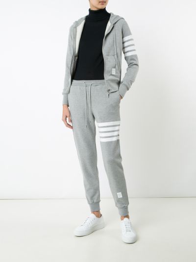 thom browne black sweatpants