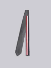 Classic Tie In Medium Grey Super 120's Wool