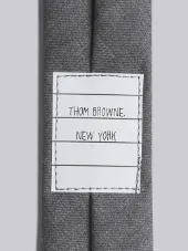 Classic Tie In Medium Grey Super 120's Wool