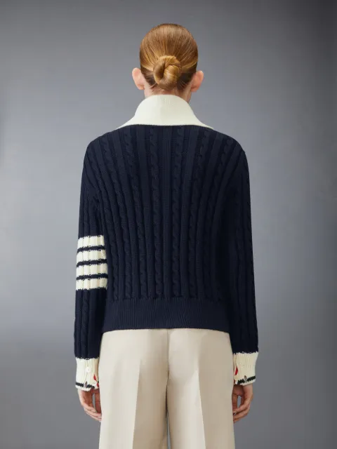 Classic Cashmere Cable Turtleneck | Thom Browne