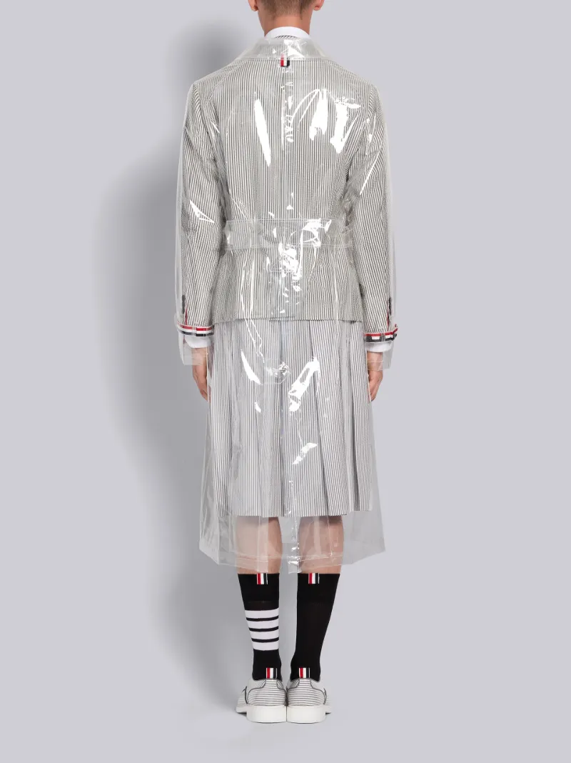 Clear Plastic Raglan Car Overcoat