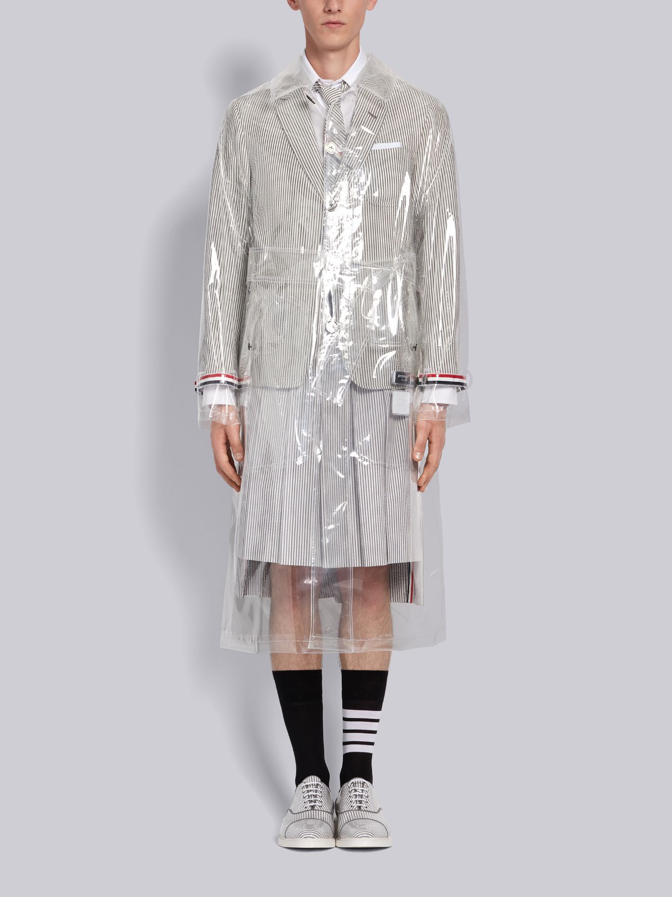 Burberry on sale plastic raincoat