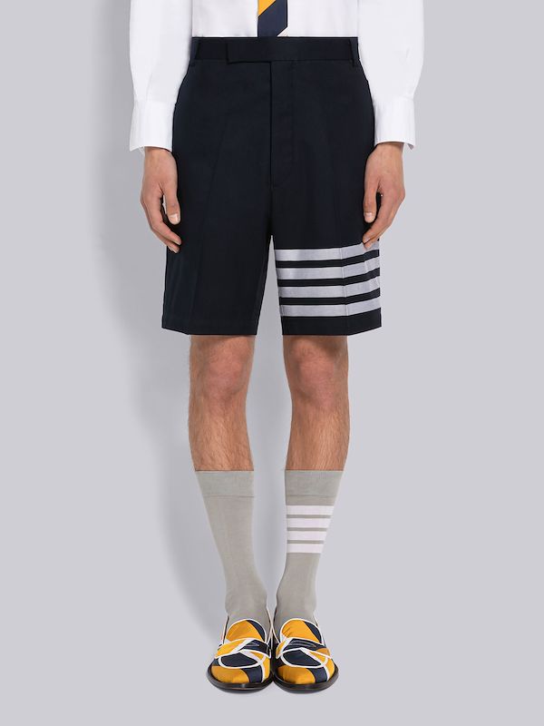 Cotton 4-Bar Double Welt Pocket Short