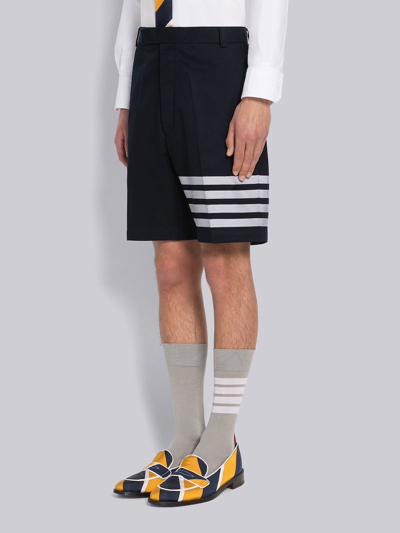 Cotton 4-Bar Double Welt Pocket Short