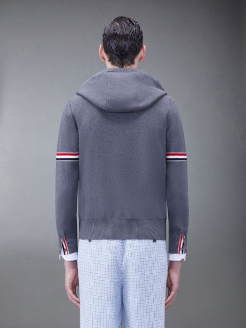 Double Face Knit 4-Bar Hoodie | Thom Browne